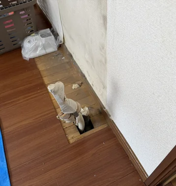 エアコン置き型の原状回復 施工前